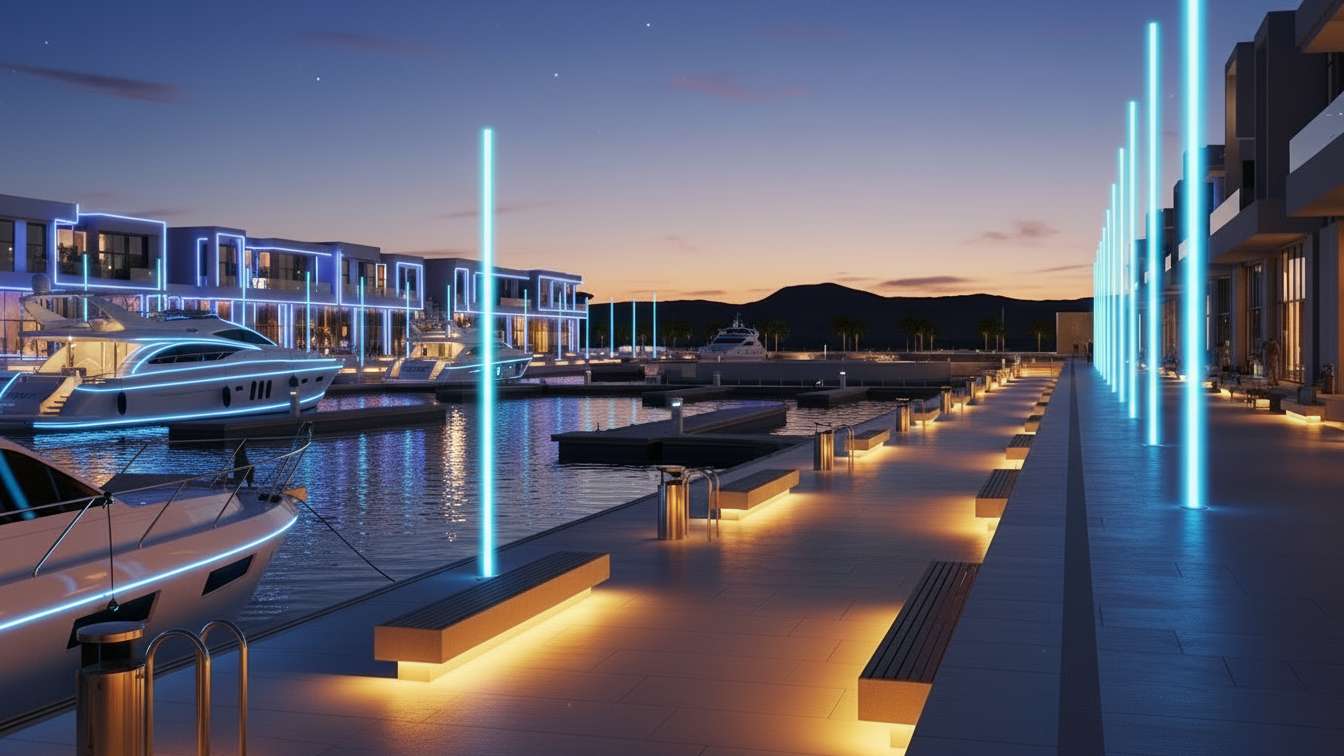 Marina Light Installation