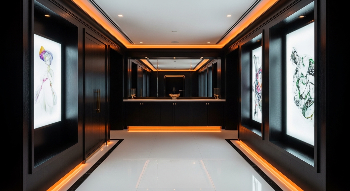 Contemporary vessel corridor concept