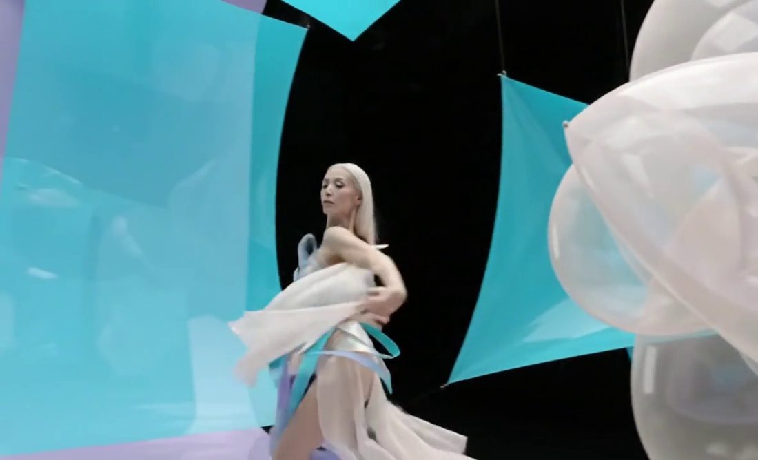 ART2SPACE digital study — spatial choreography