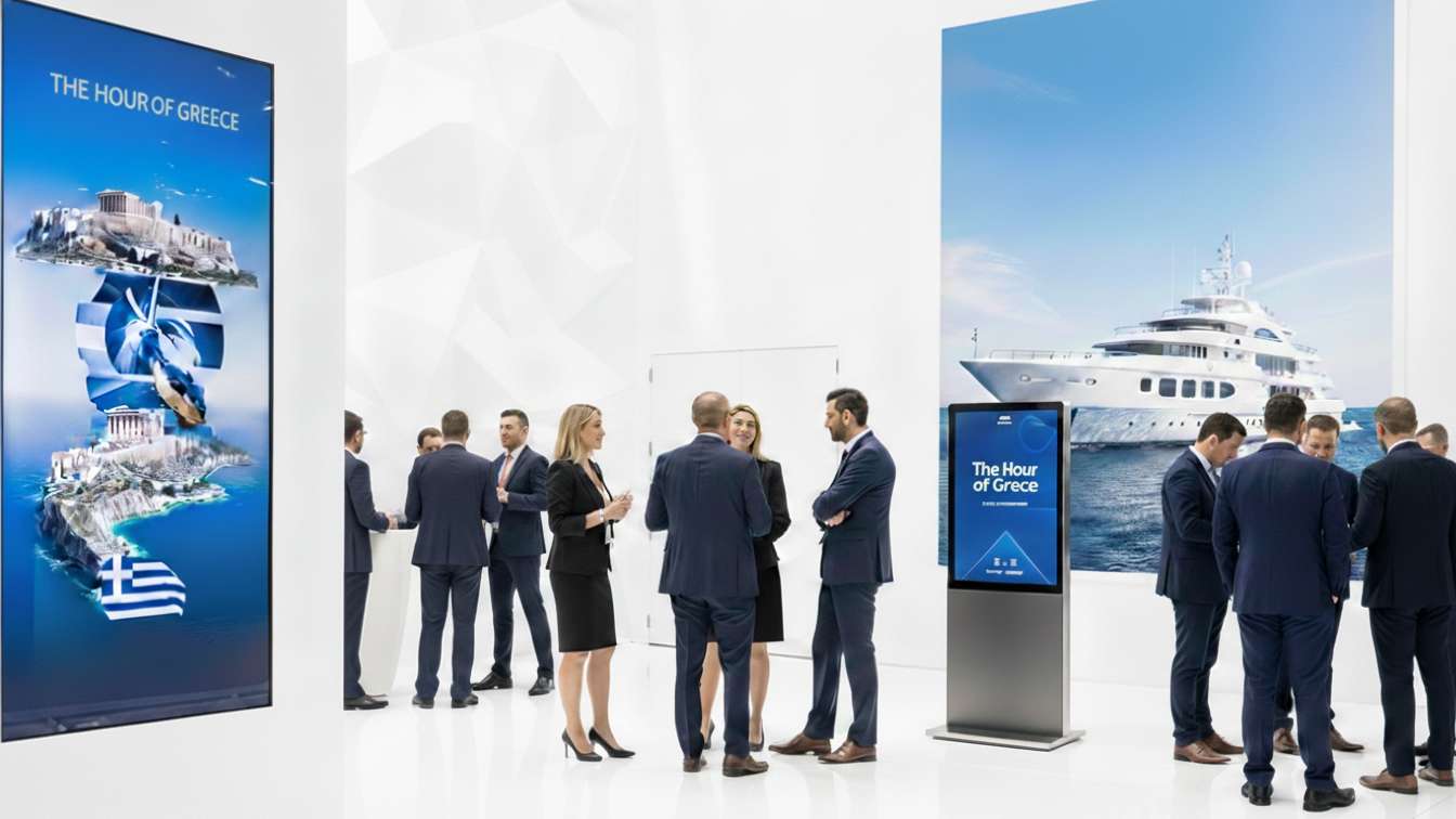 The Hour of Greece conceptual maritime fair activation