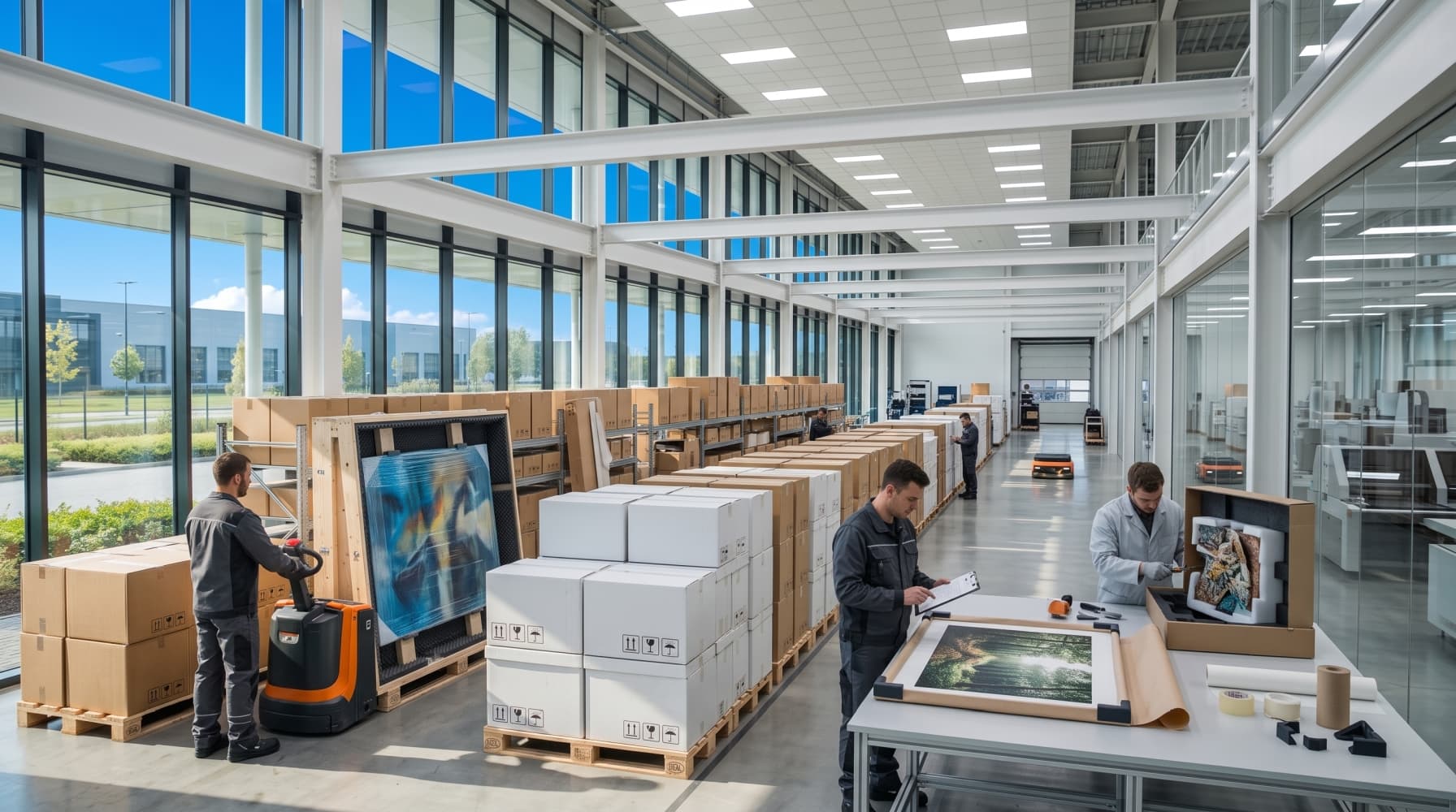 Artwork packaging and logistics