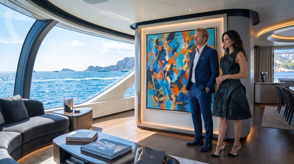 Superyacht art projects