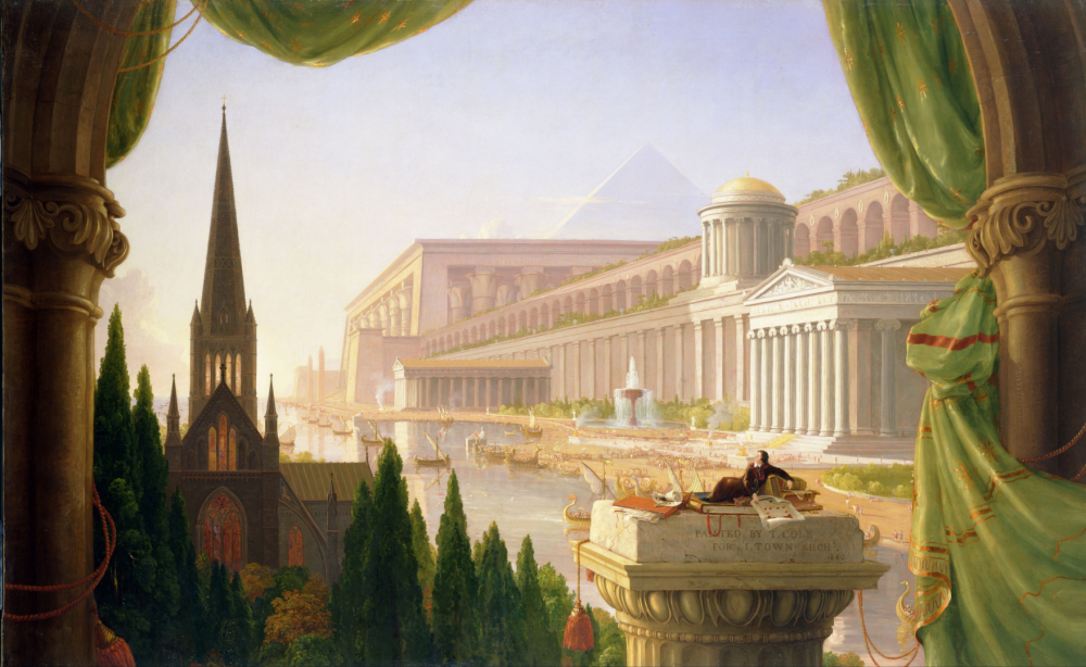 Artwork: Architect’s Dream by Thomas Cole